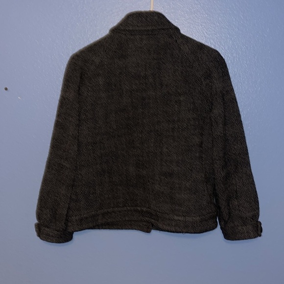 J Crew wool blend cropped pea coat.  Tweed. Size 10. Great condition!  B2 - Picture 5 of 5